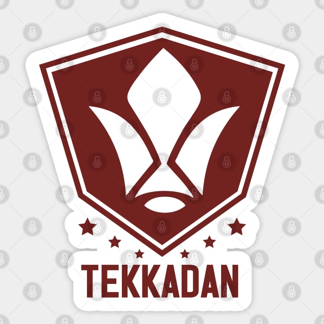 TEKKADAN EMBLEM Sticker by merch.x.wear